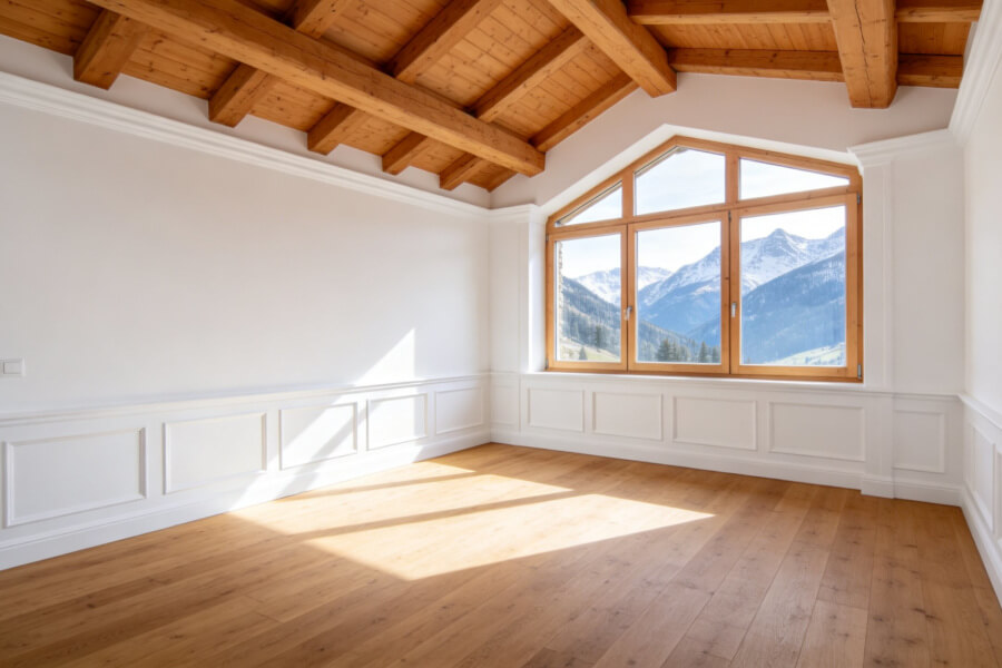 Intérieur complet appartement locatif, Saint-Jean-d'Aulps