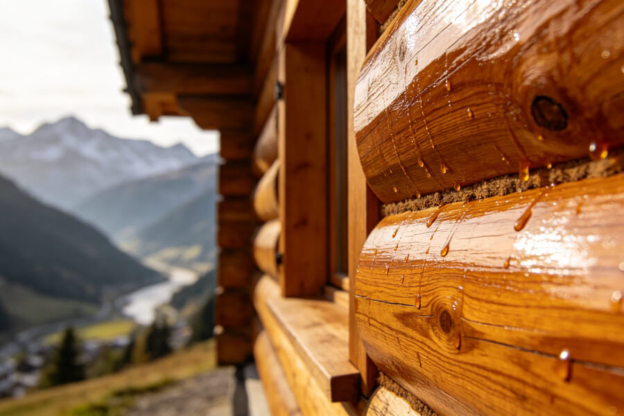 Lasure charpente et volets, Vallée du Brevon